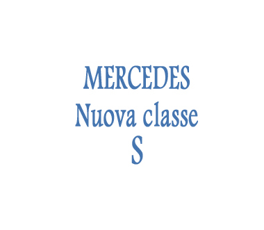 Mercedes nuova classe S